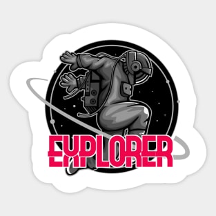 The Night Explorer Sticker